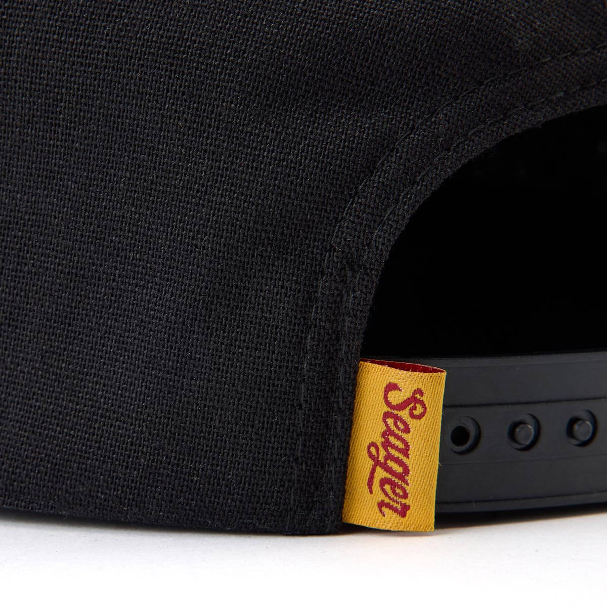 Uncle Bill Hemp Snapback Black