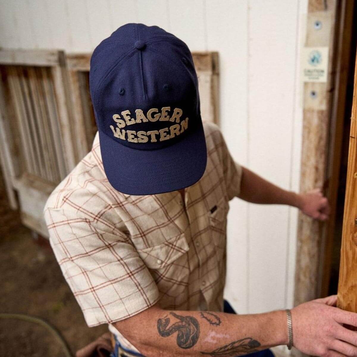 Western Snapback Navy