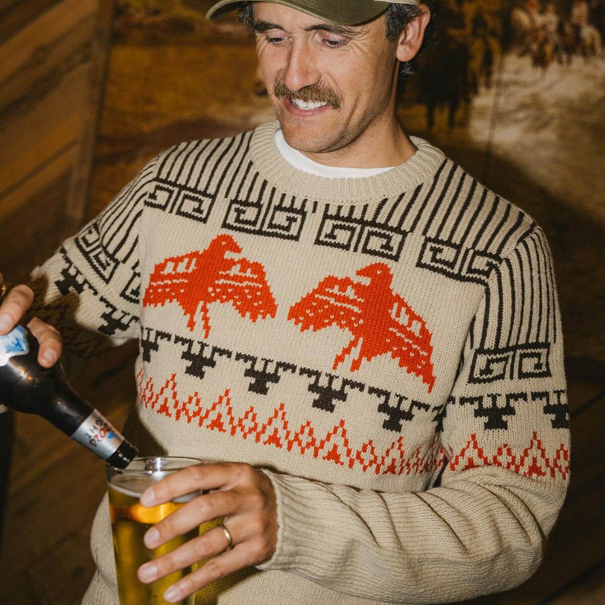 Wharf Knit Sweater Khaki