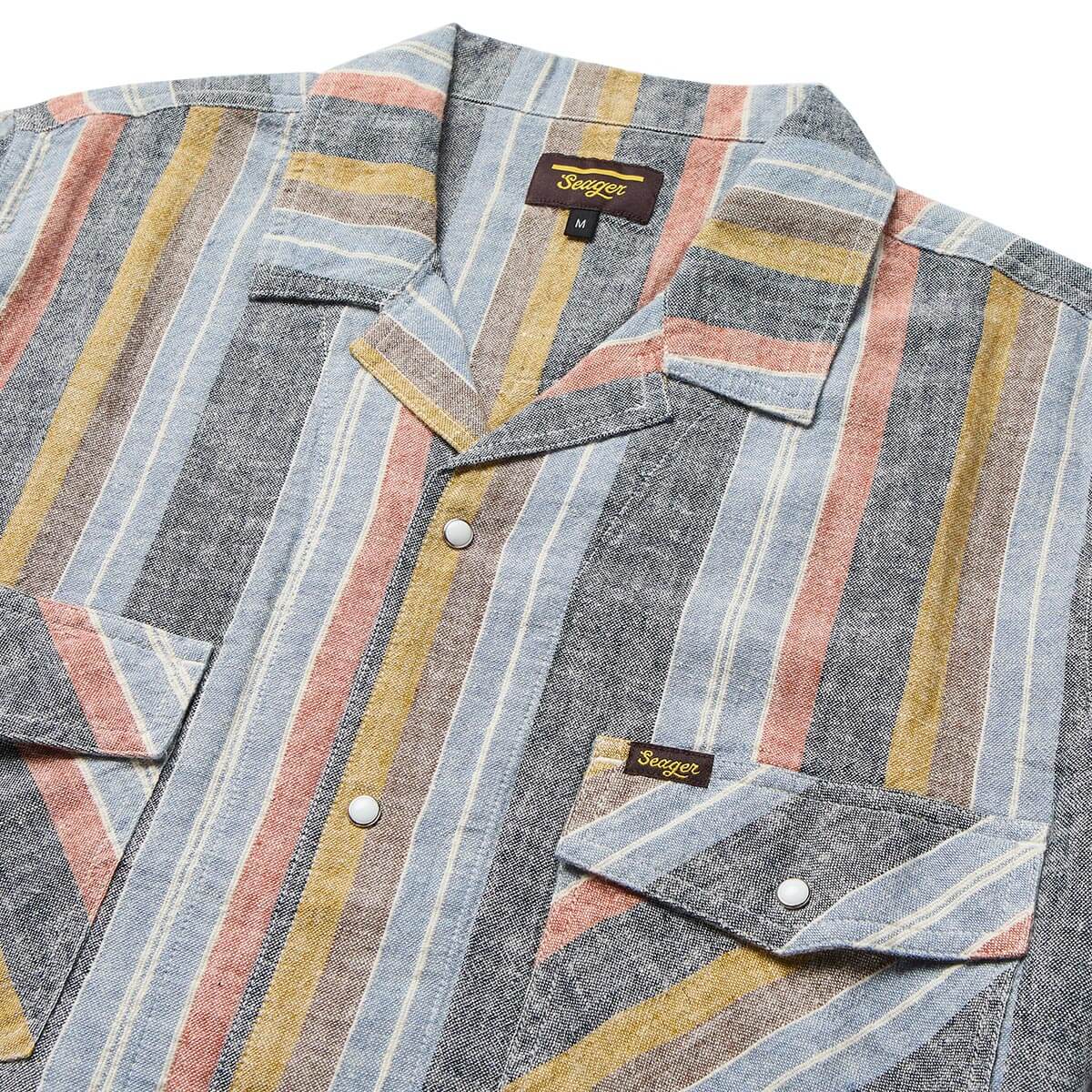 Whippersnapper S/S Shirt Washed Stripe Navy – Seager Co.