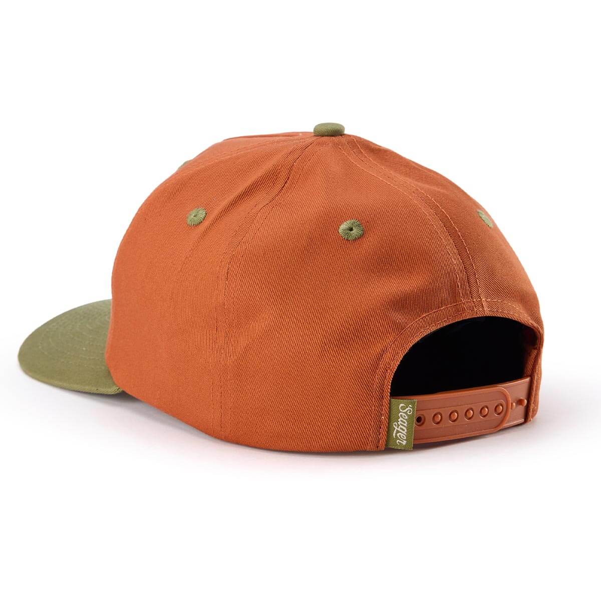 Wingspan Snapback Orange/Green