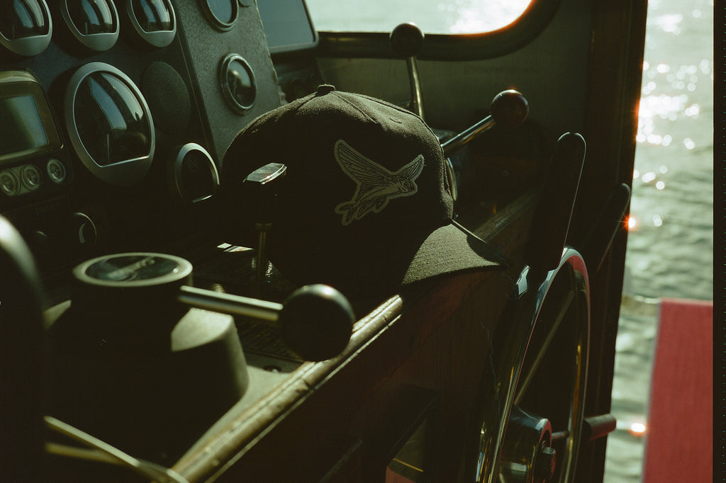 Avalon Hemp Snapback Black