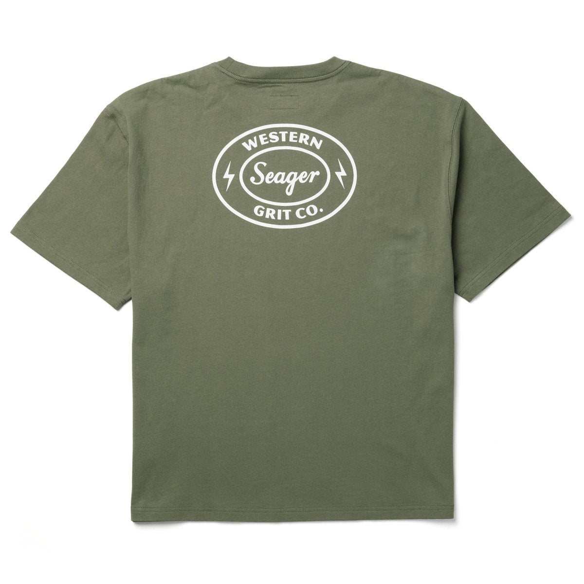 Burl Oversized Tee Military Green - Seager Co.