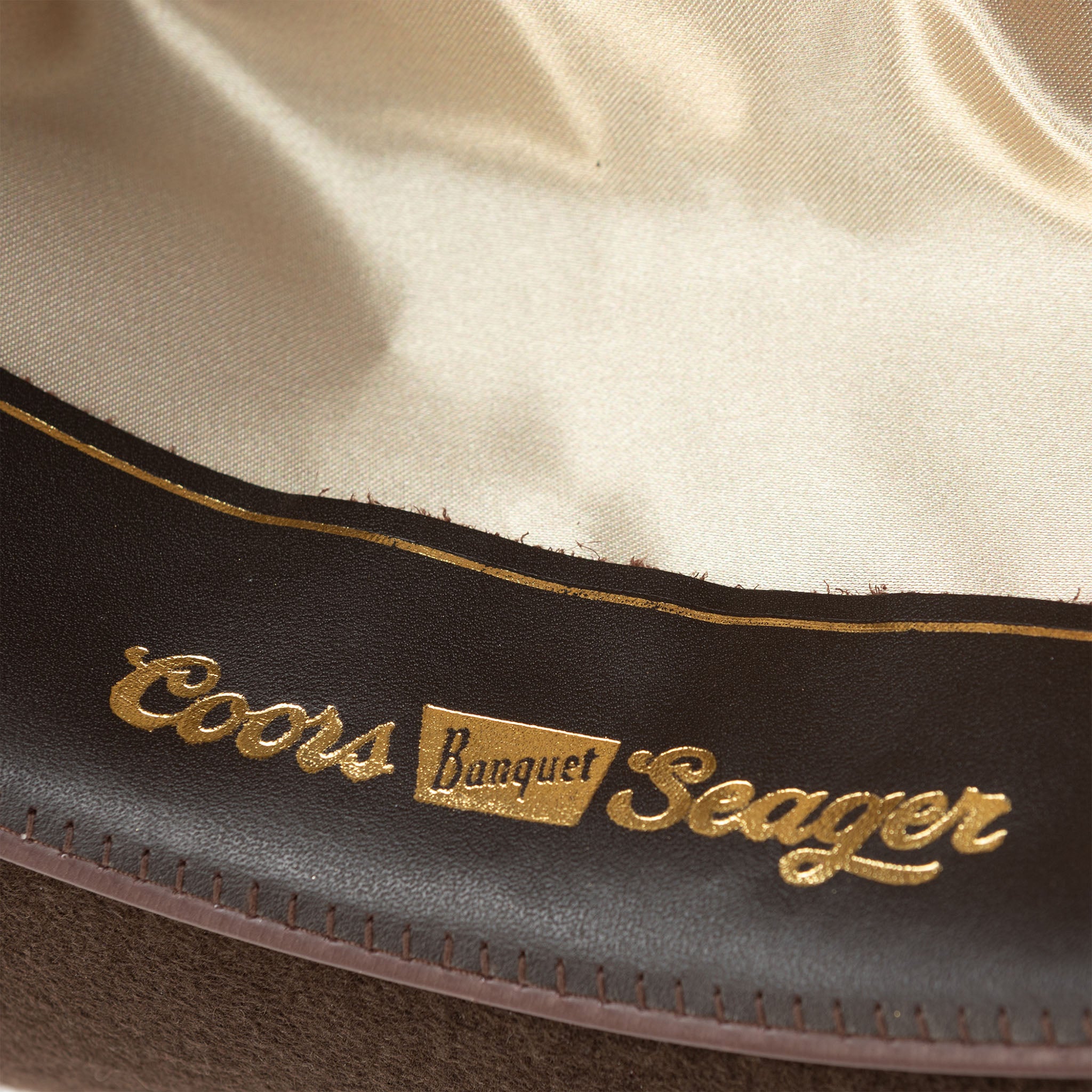 Seager x Coors Banquet Longhorn 4X Hat Chocolate
