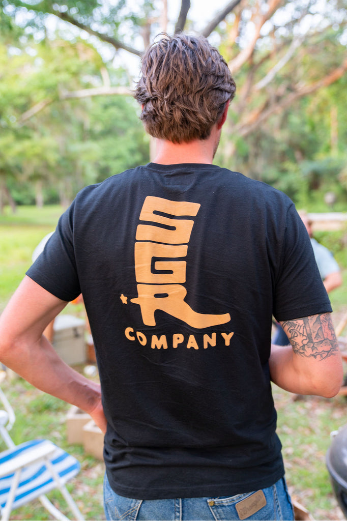 Boot Tee Black