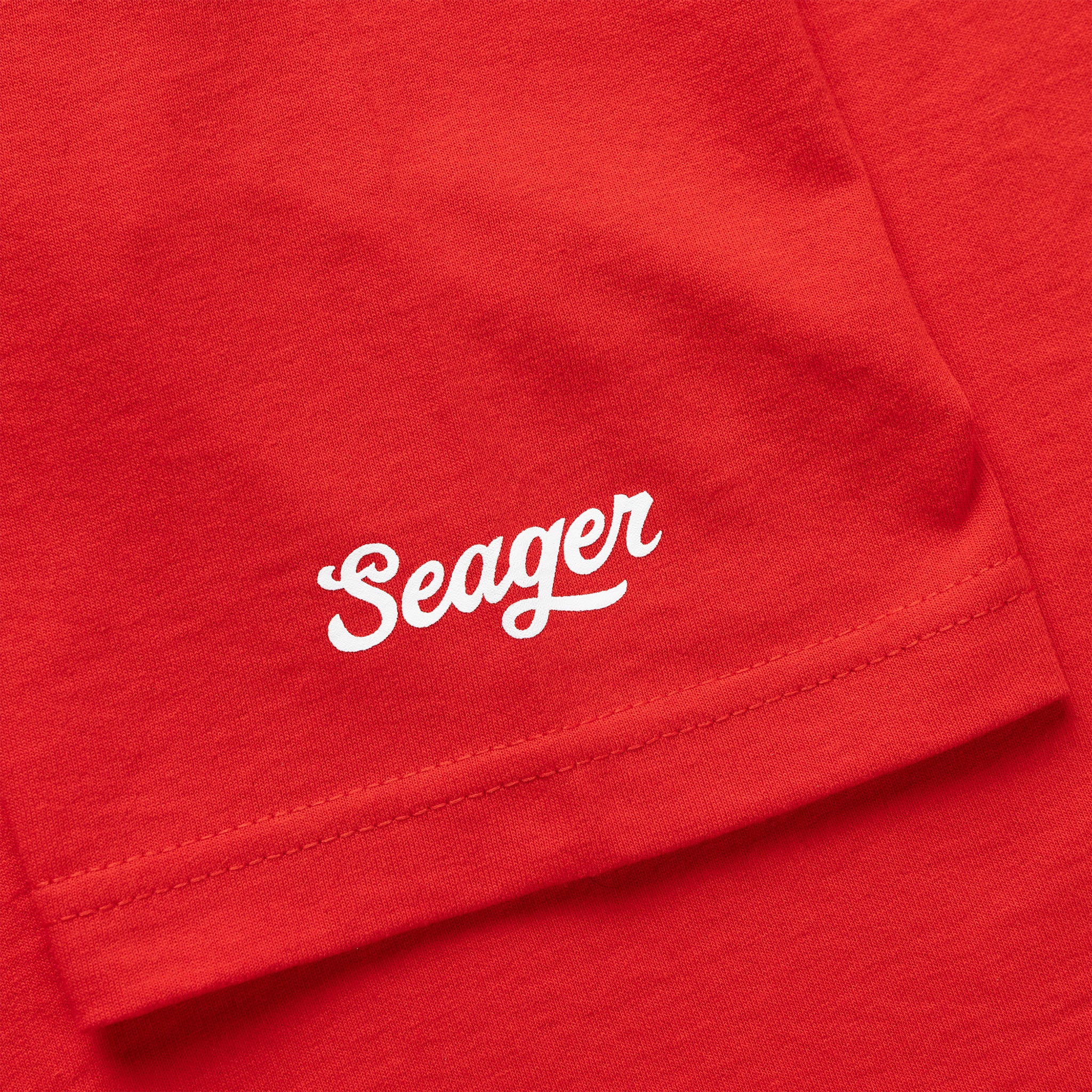 SEAGER X COORS BANQUET TASTE THE HIGH COUNTRY TEE RED