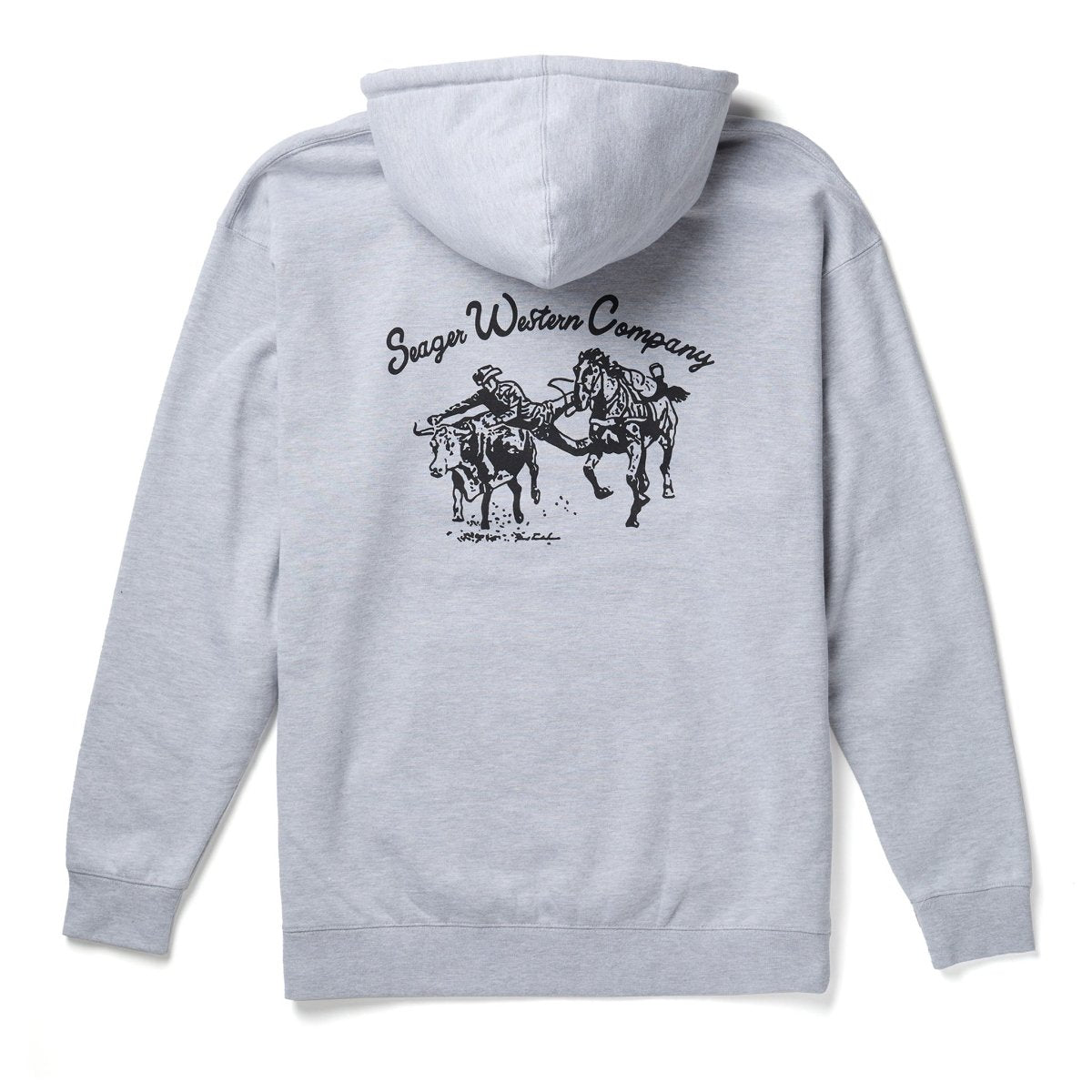 Los Rios Mid - Weight Hoodie Heather Grey - Seager Co.