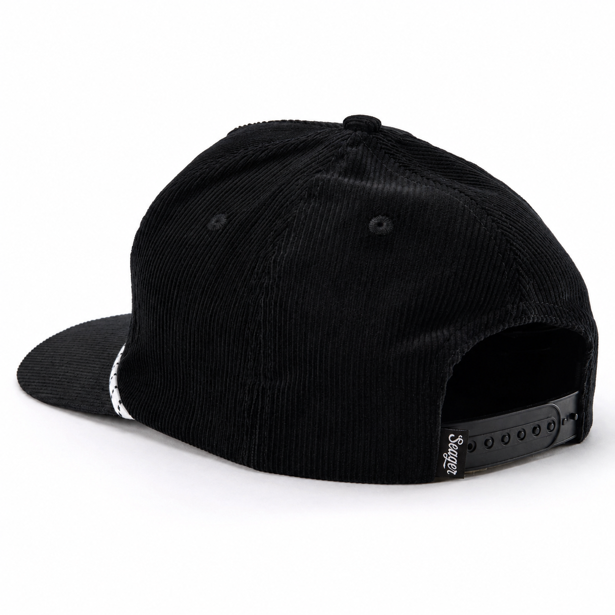 Los Rios Corduroy Snapback Black