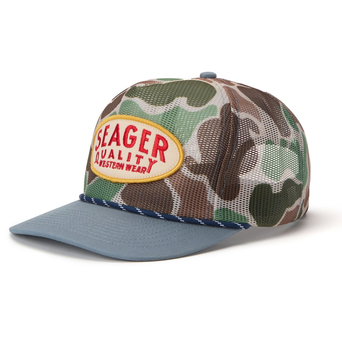 Old Town All Mesh Snapback Camo/Blue
