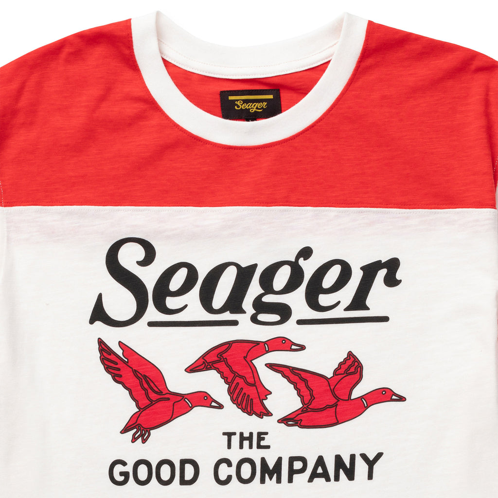 The Riggins Crew Tee Red/White