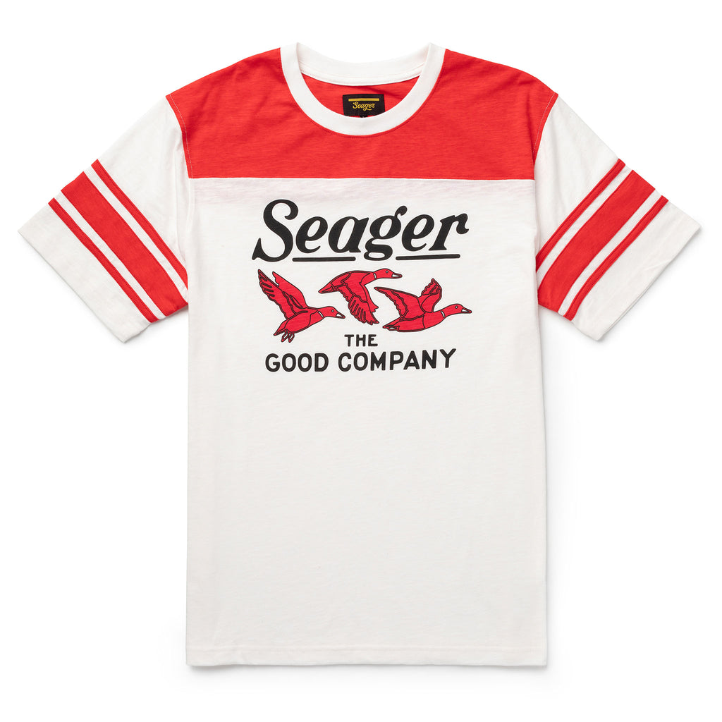 The Riggins Crew Tee Red/White