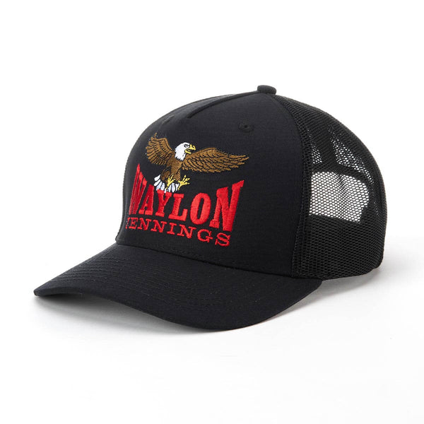 Seager x Waylon Jennings Eagle Snapback Black – Seager Co.