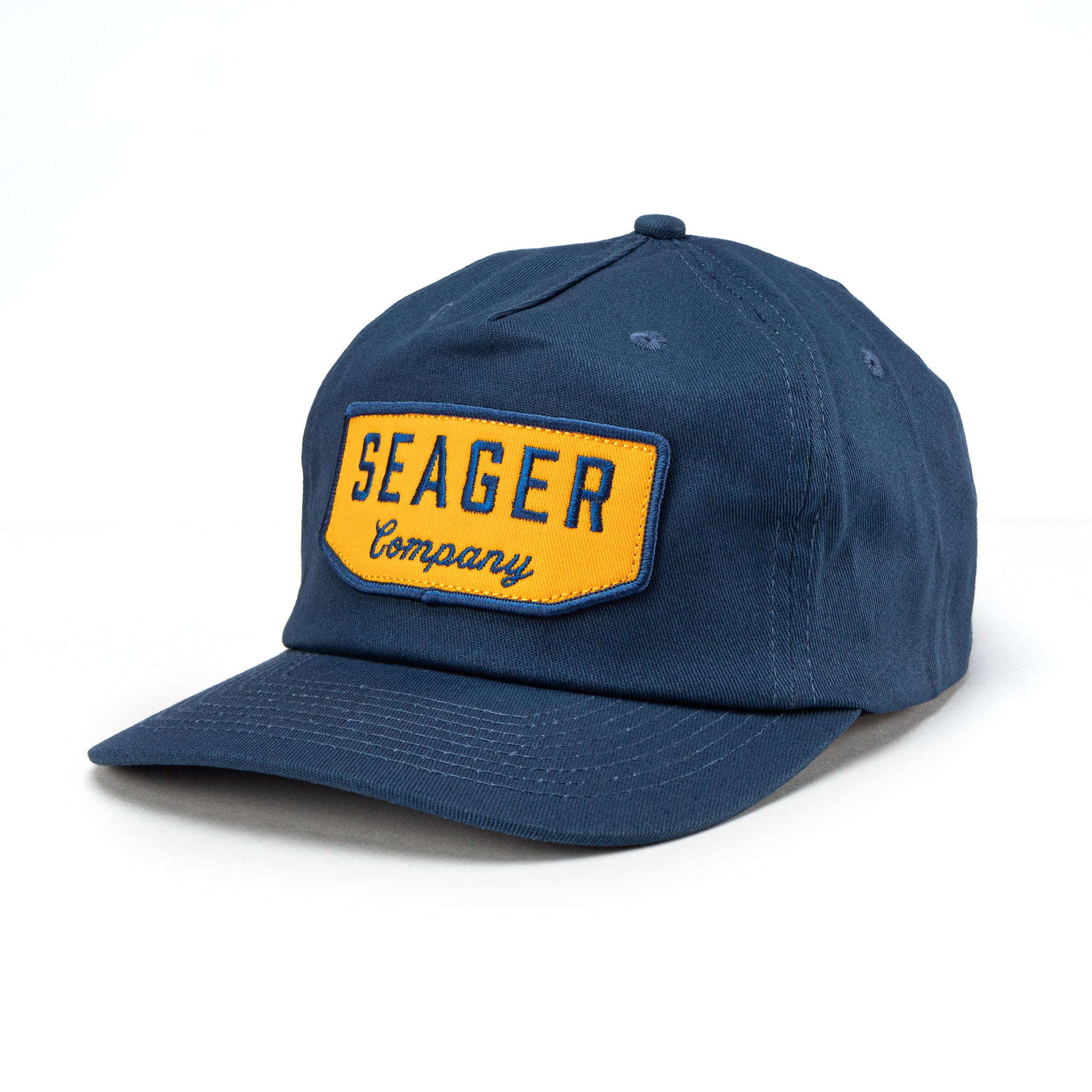 Wilson Snapback Navy Yellow Seager Co