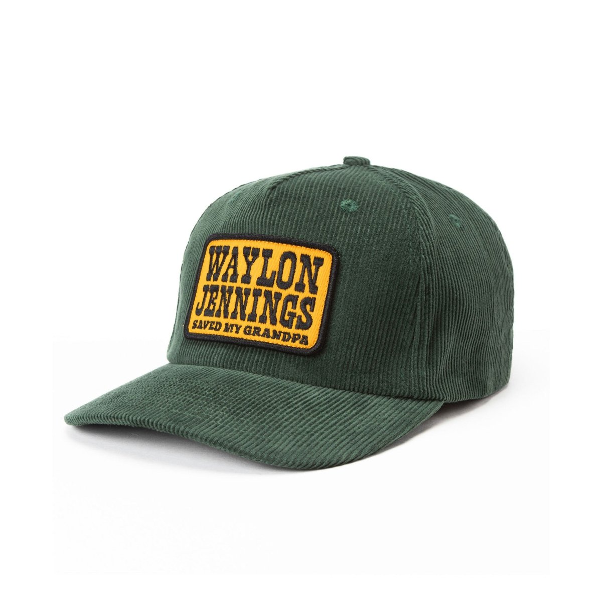 Seager x Waylon Jennings Grandpa Snapback Forest Green - Seager Co.