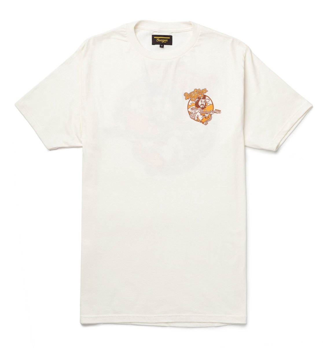 Seager x Waylon Jennings Only Daddy That'll Walk the Line Tee White - Seager Co.