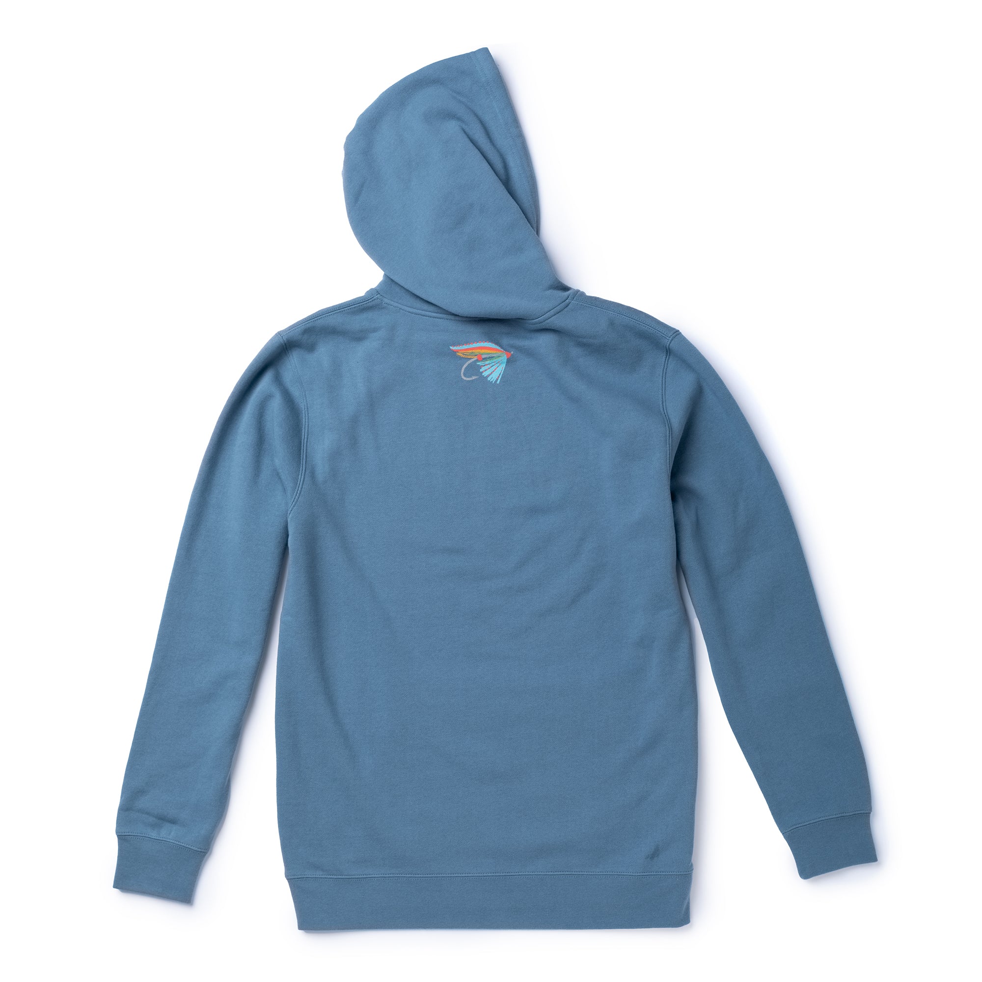 Seager x Flylords Dry Fly Hoodie Steel Blue