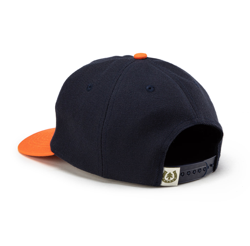 Seager x Huckberry Buckle Hat Blue/Orange