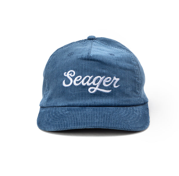 Big Blue Corduroy Snapback | Seager Co.
