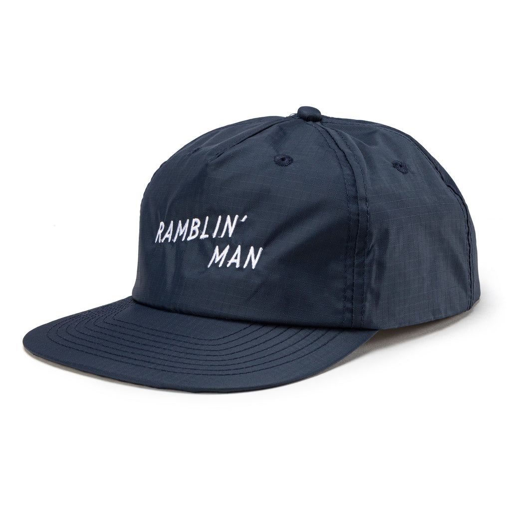 Ramblin' Man Ripstop Nylon Snapback Navy