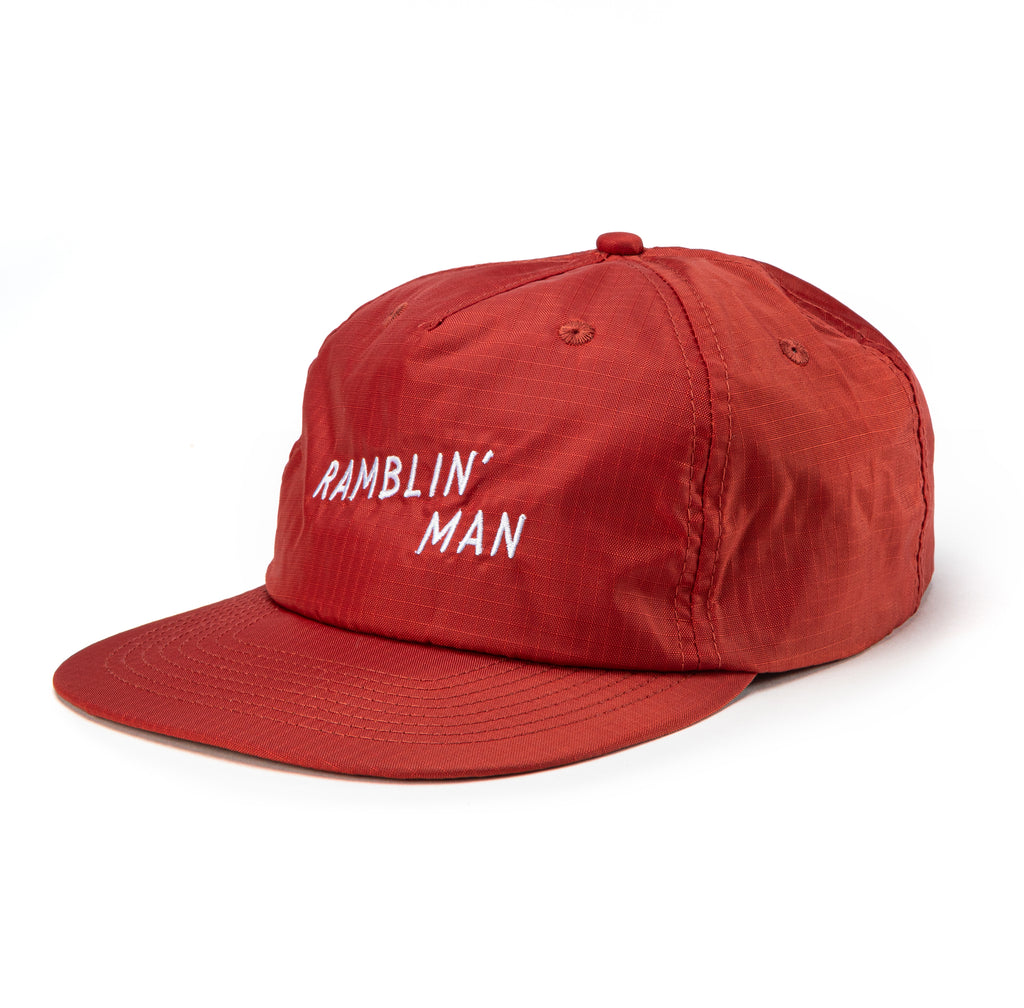 Ramblin' Man Ripstop Nylon Snapback Brick Red