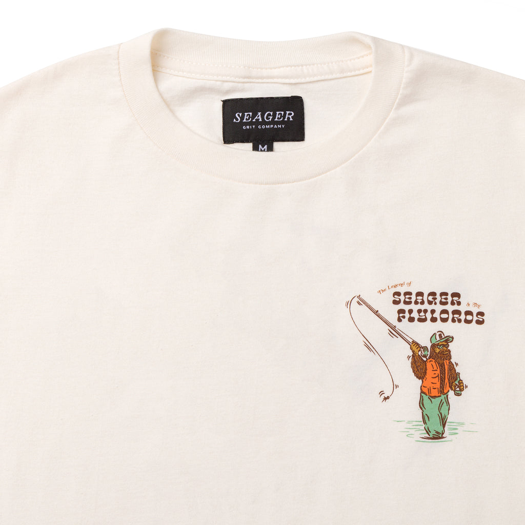 Seager x Flylords Legend Fly Tee Cream