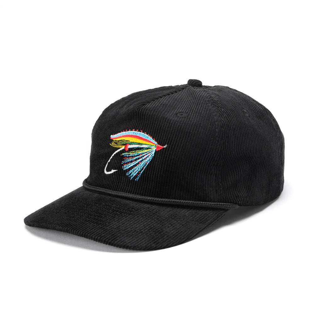 Seager x Flylords Dry Fly Corduroy Snapback Black