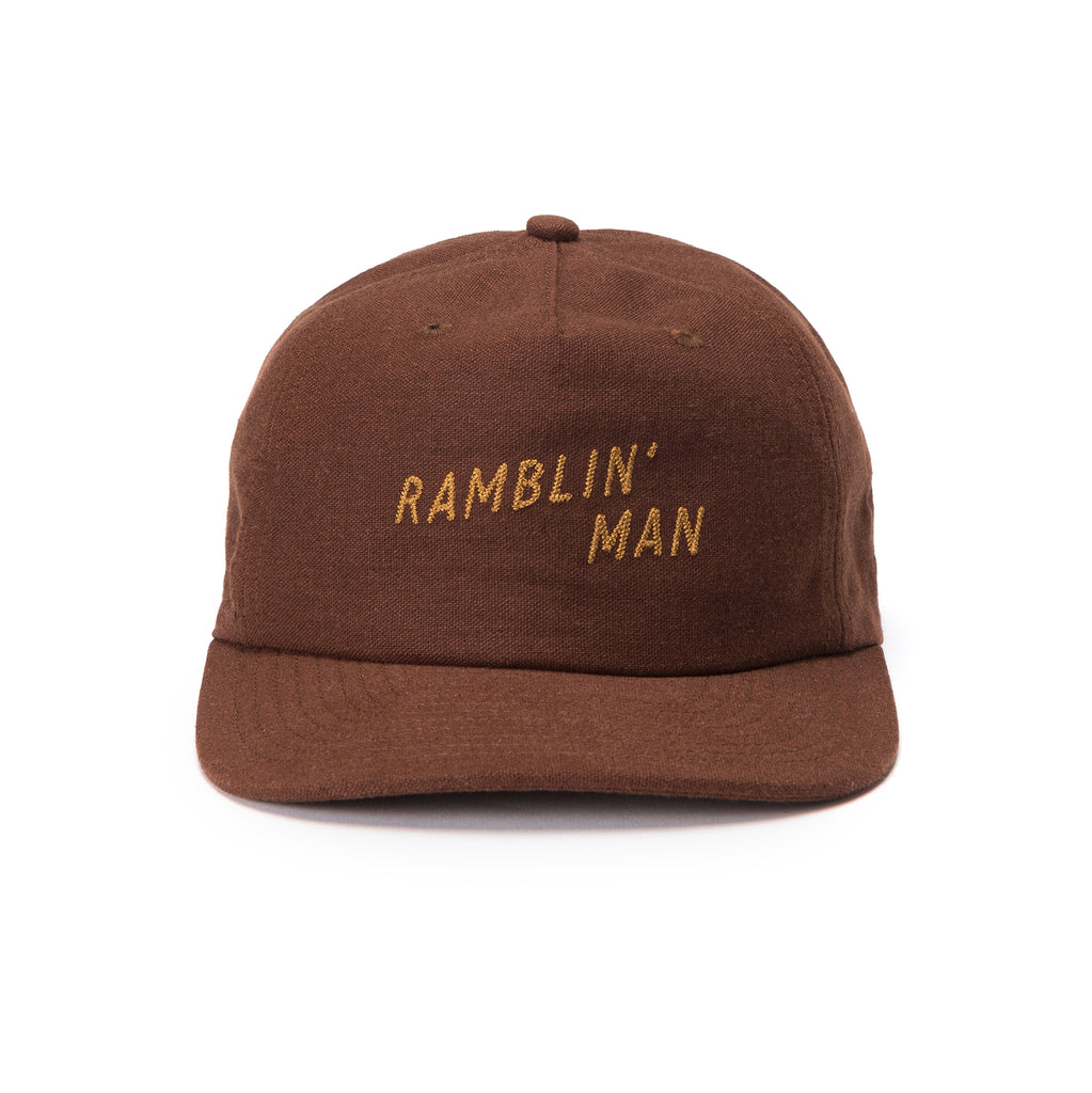 Ramblin' Man Hemp Snapback Brown