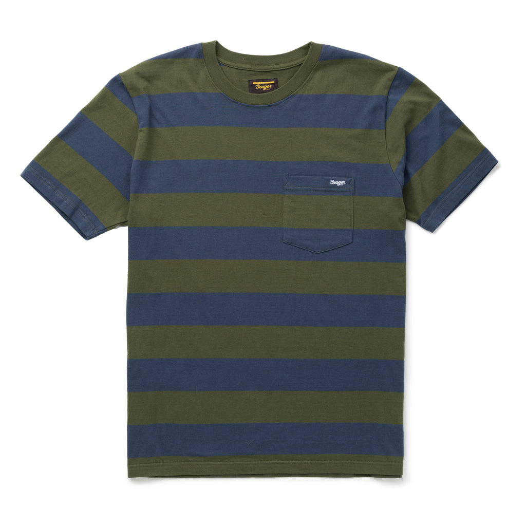 Canyon Stripe Crew Blue/Green