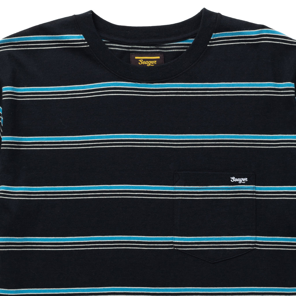 Canyon Stripe Crew Black/Turquoise