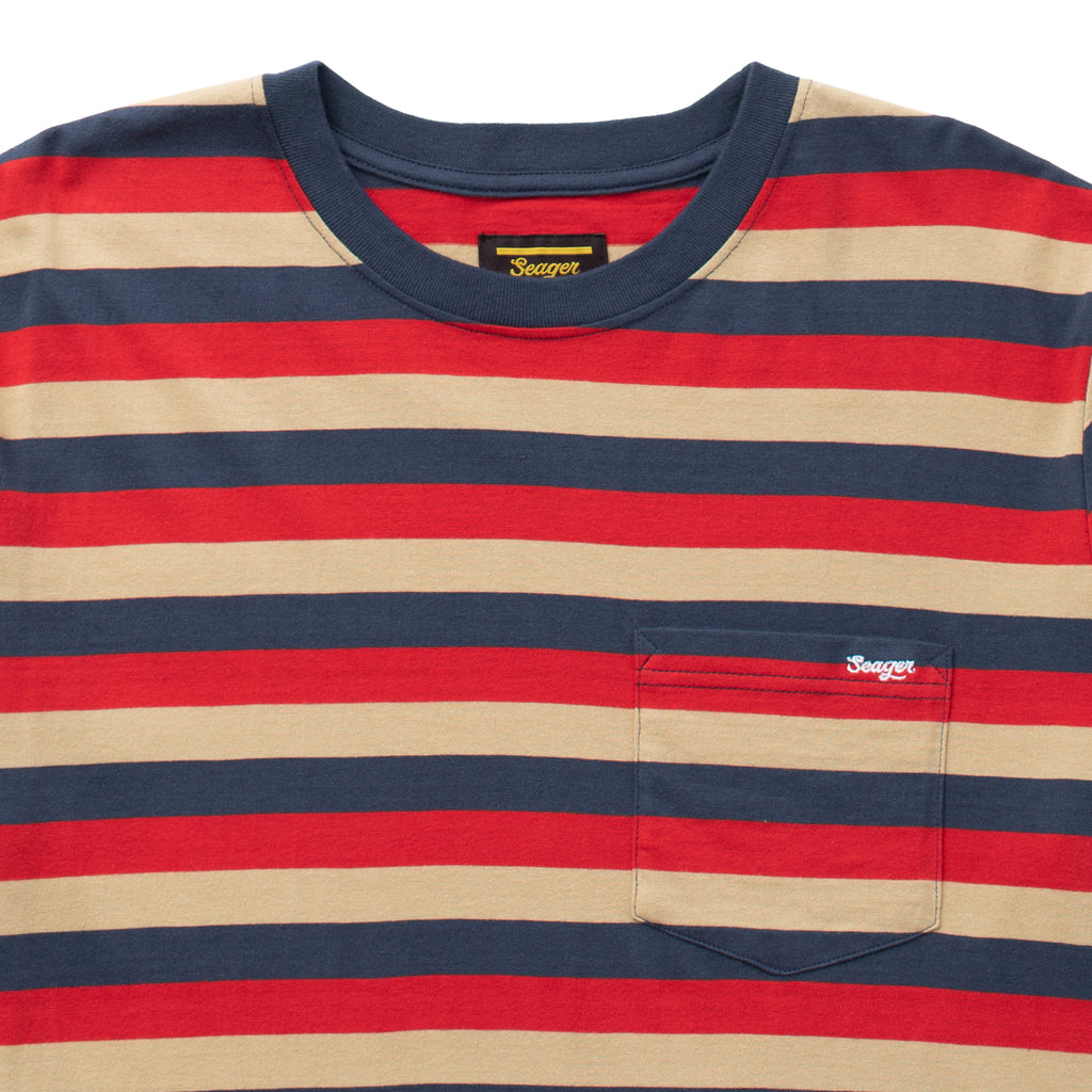 Canyon Stripe Crew Red/Blue