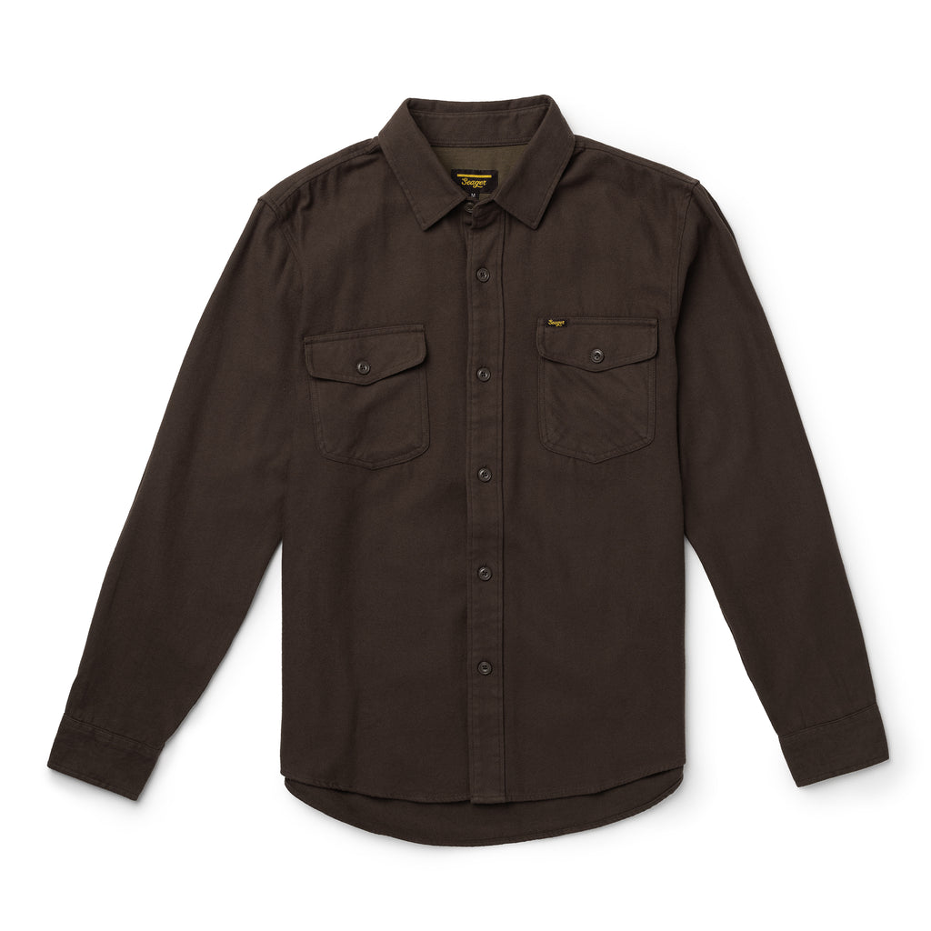 Calico Flannel Solid Brown