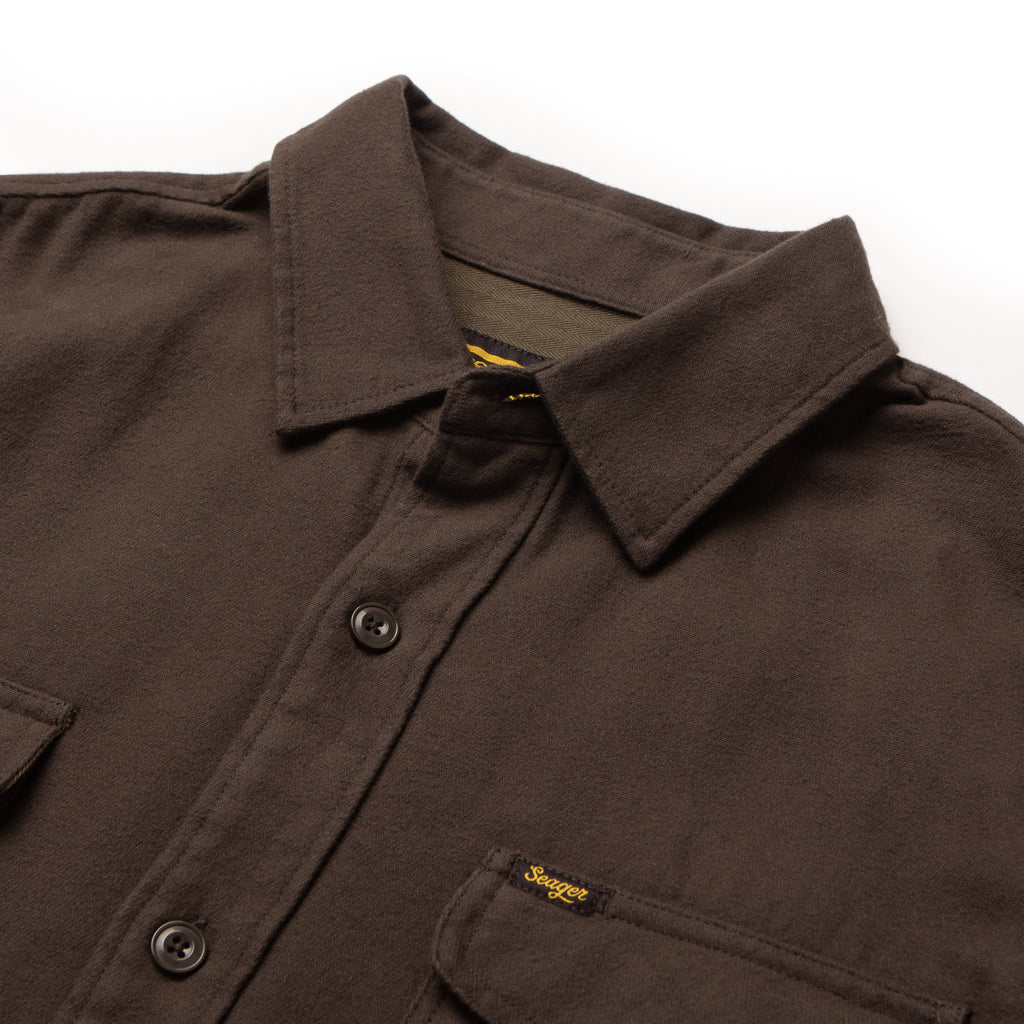 Calico Flannel Solid Brown