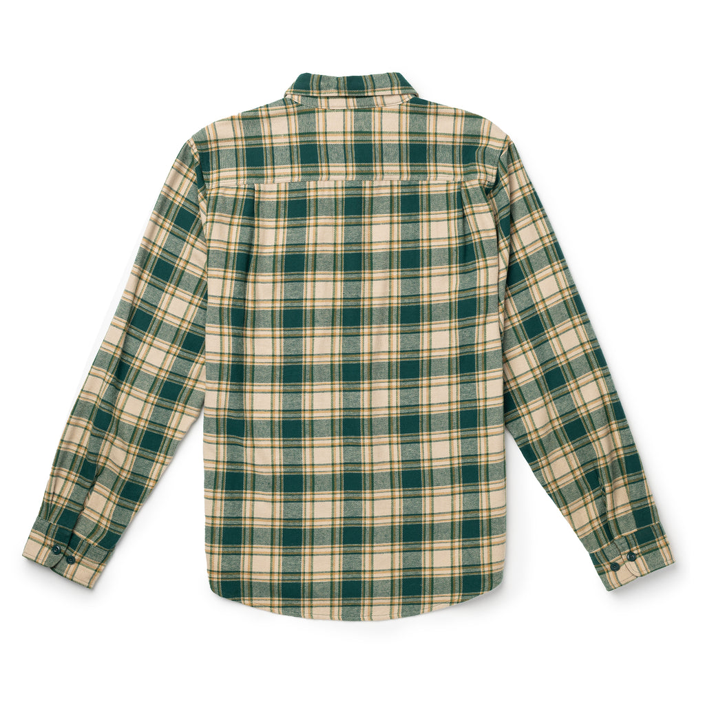 Calico Flannel Cream/Forest