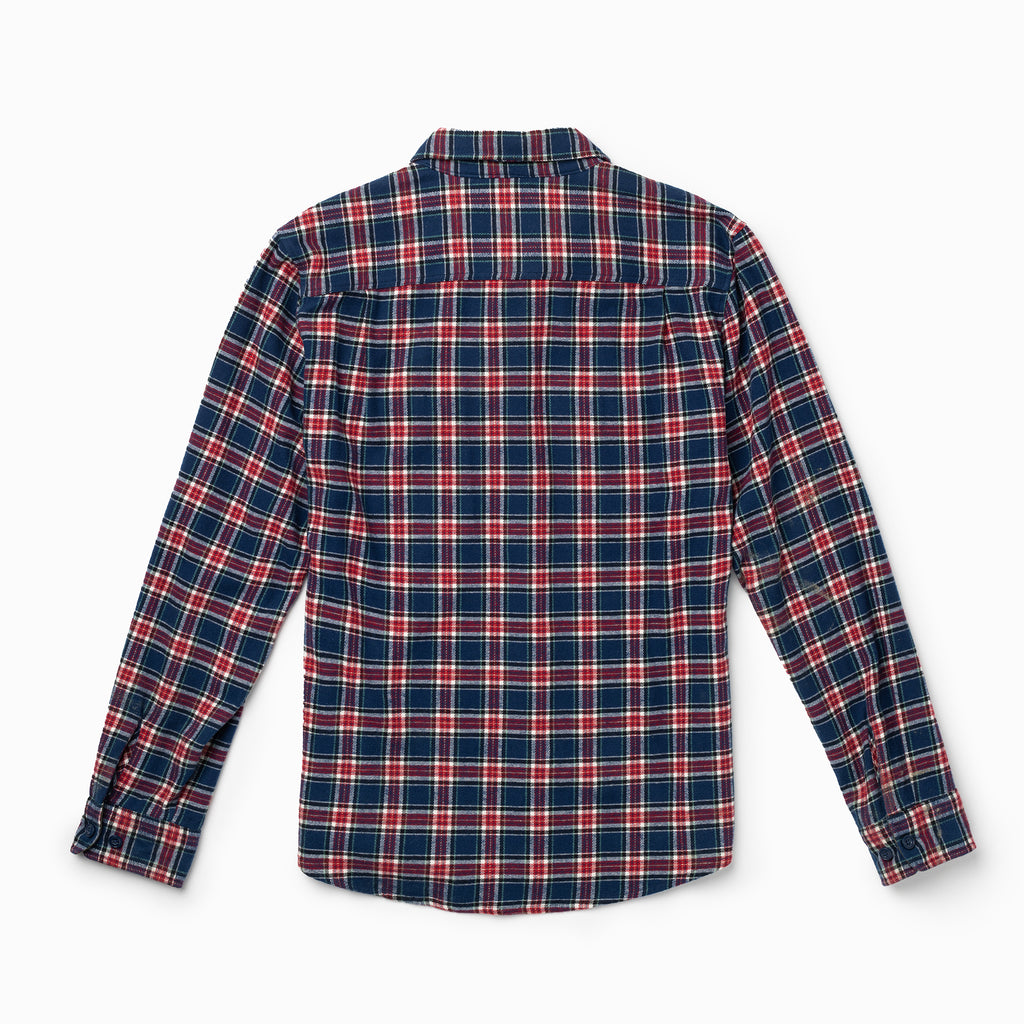 Calico Flannel Red/Navy