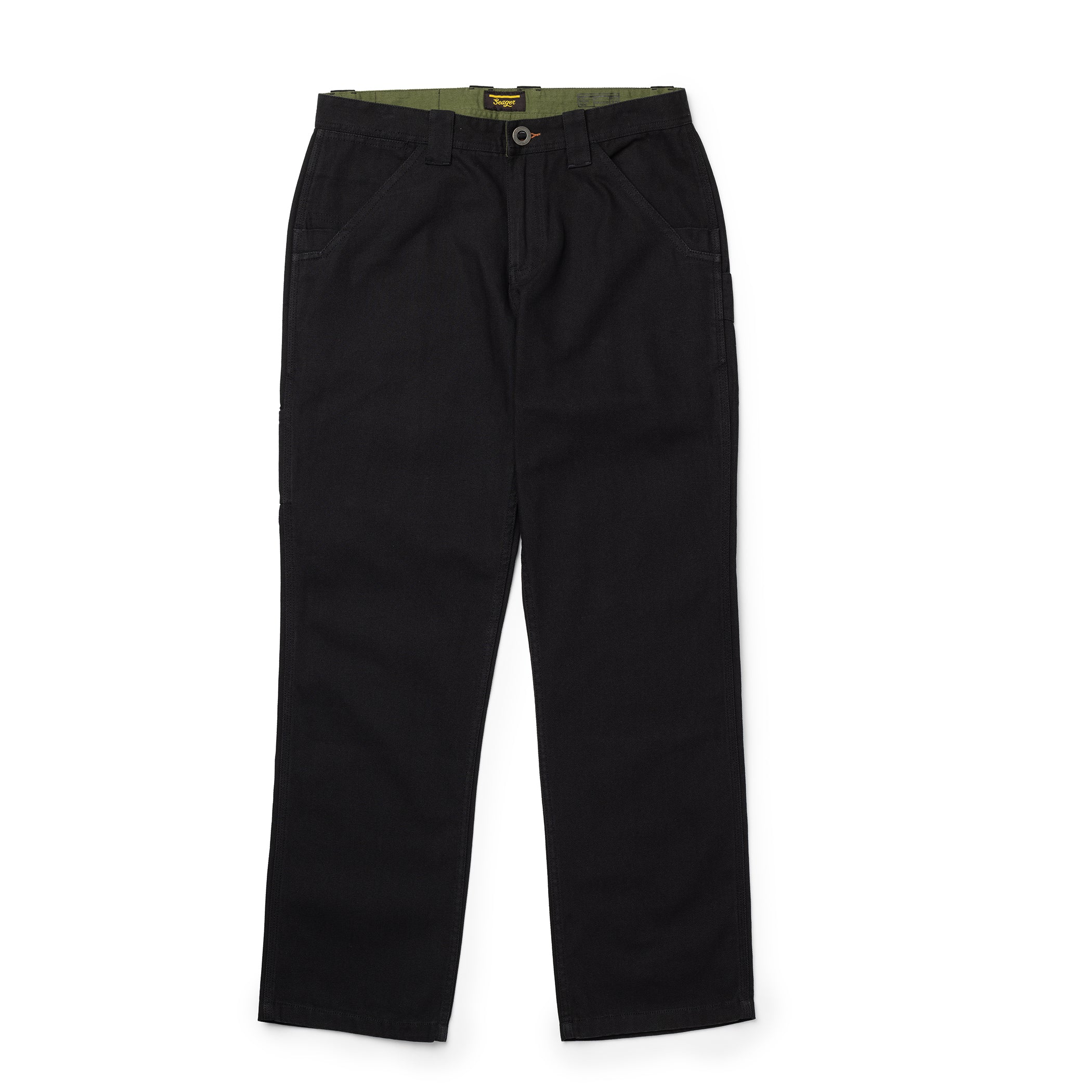 Bison Canvas Pant Regular Fit Black