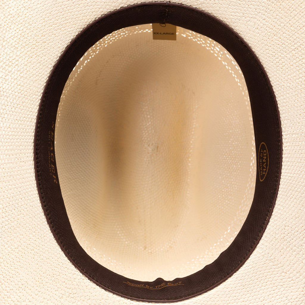 Longhorn Straw Hat Ivory