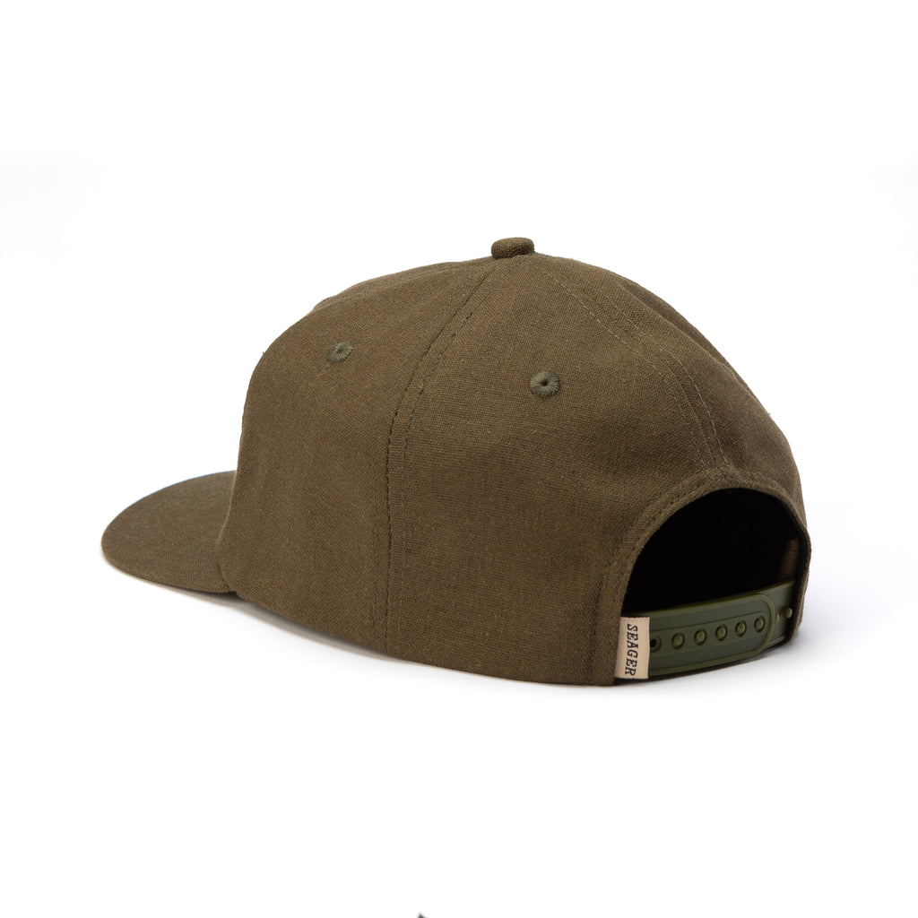 Quarter Hemp Snapback Olive