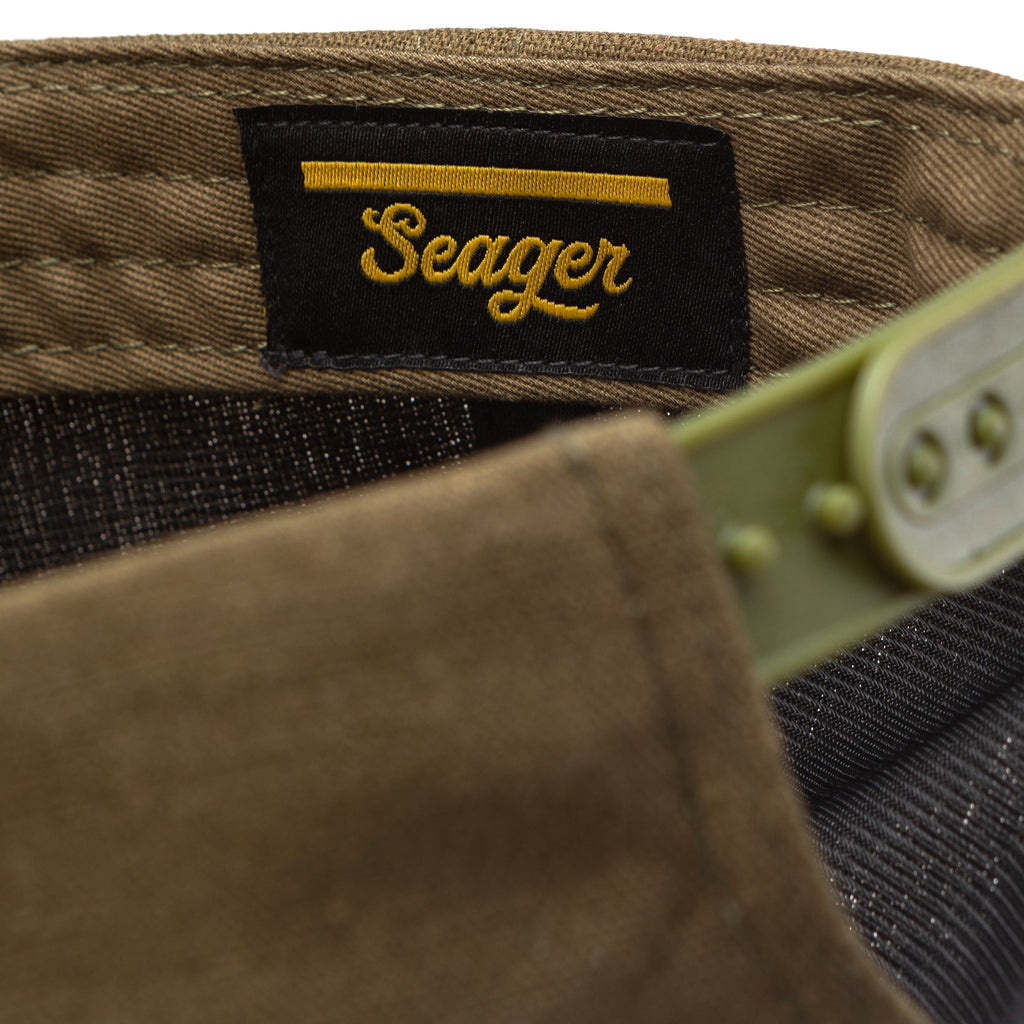 Quarter Hemp Snapback Olive