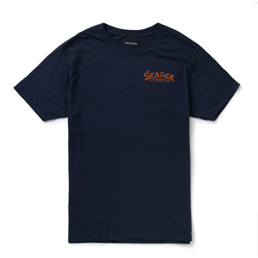 Burnout Tee Navy