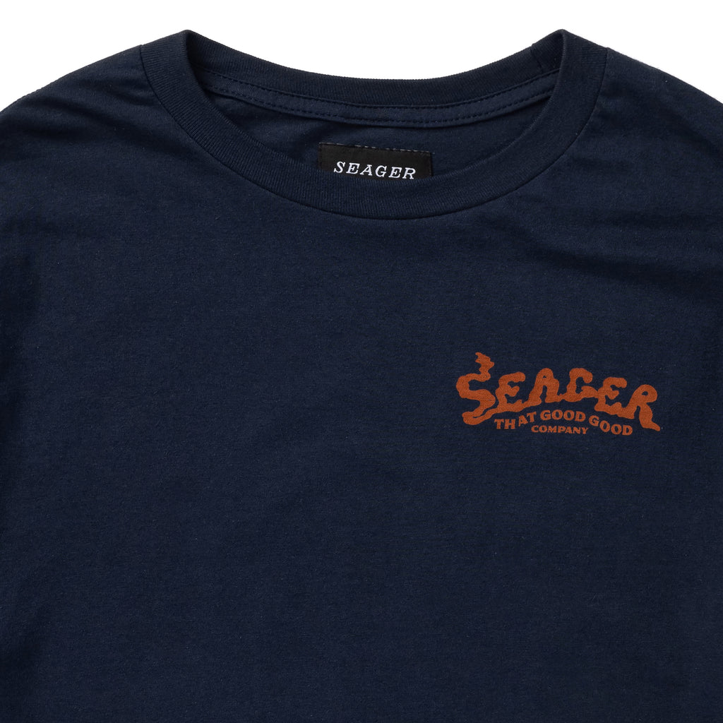 Burnout Tee Navy
