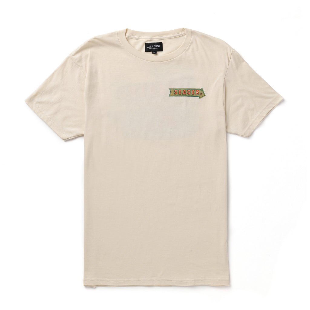 Seager Truck Stop Tee Cream