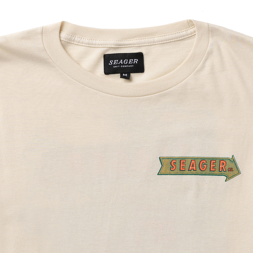 Seager Truck Stop Tee Cream