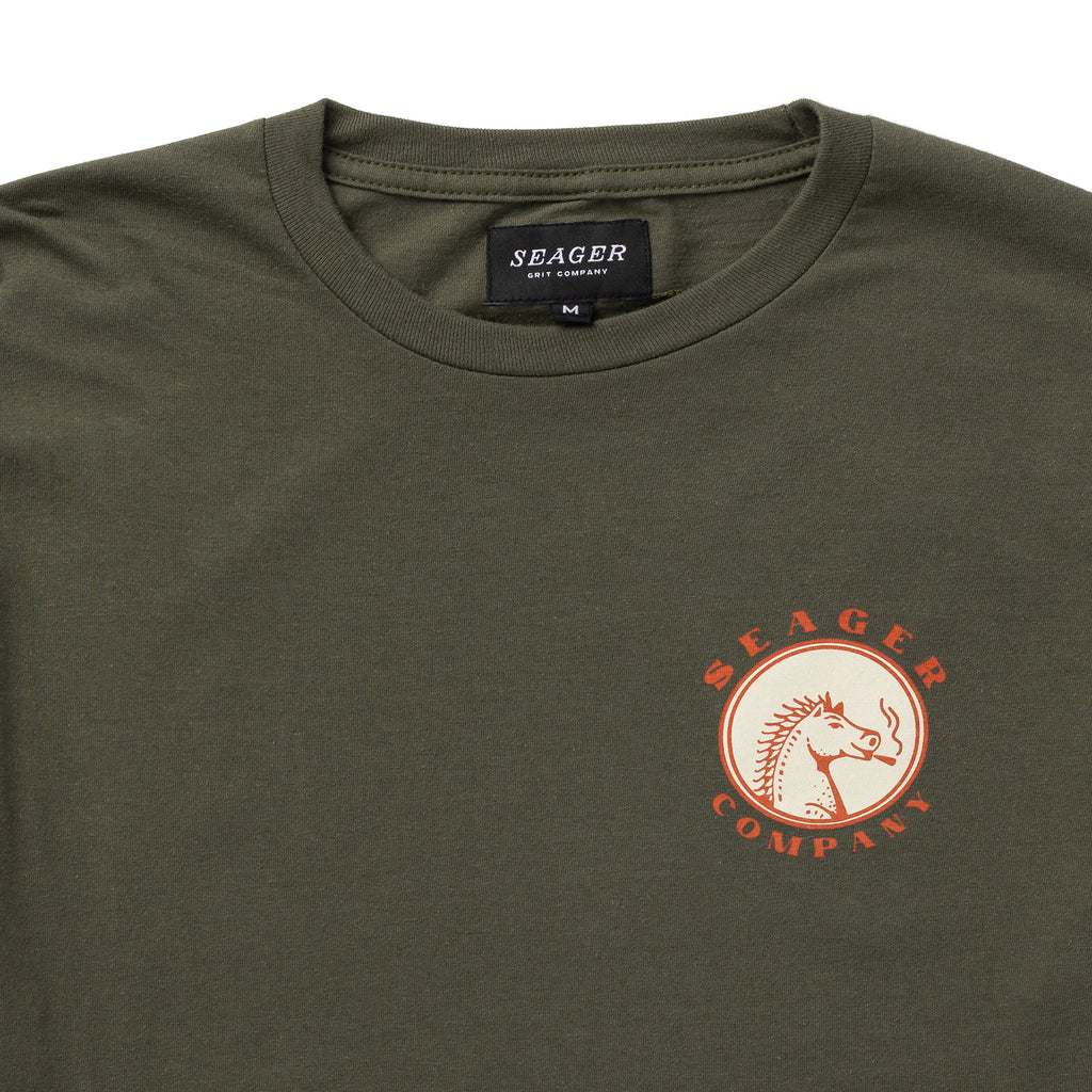 High Horse Tee Military Green