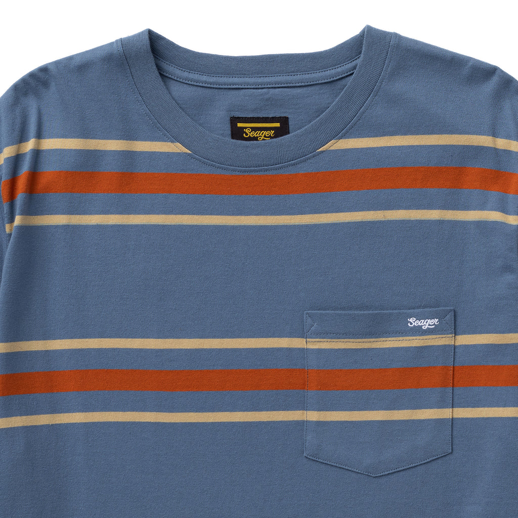 Canyon Stripe Crew Rust/Blue