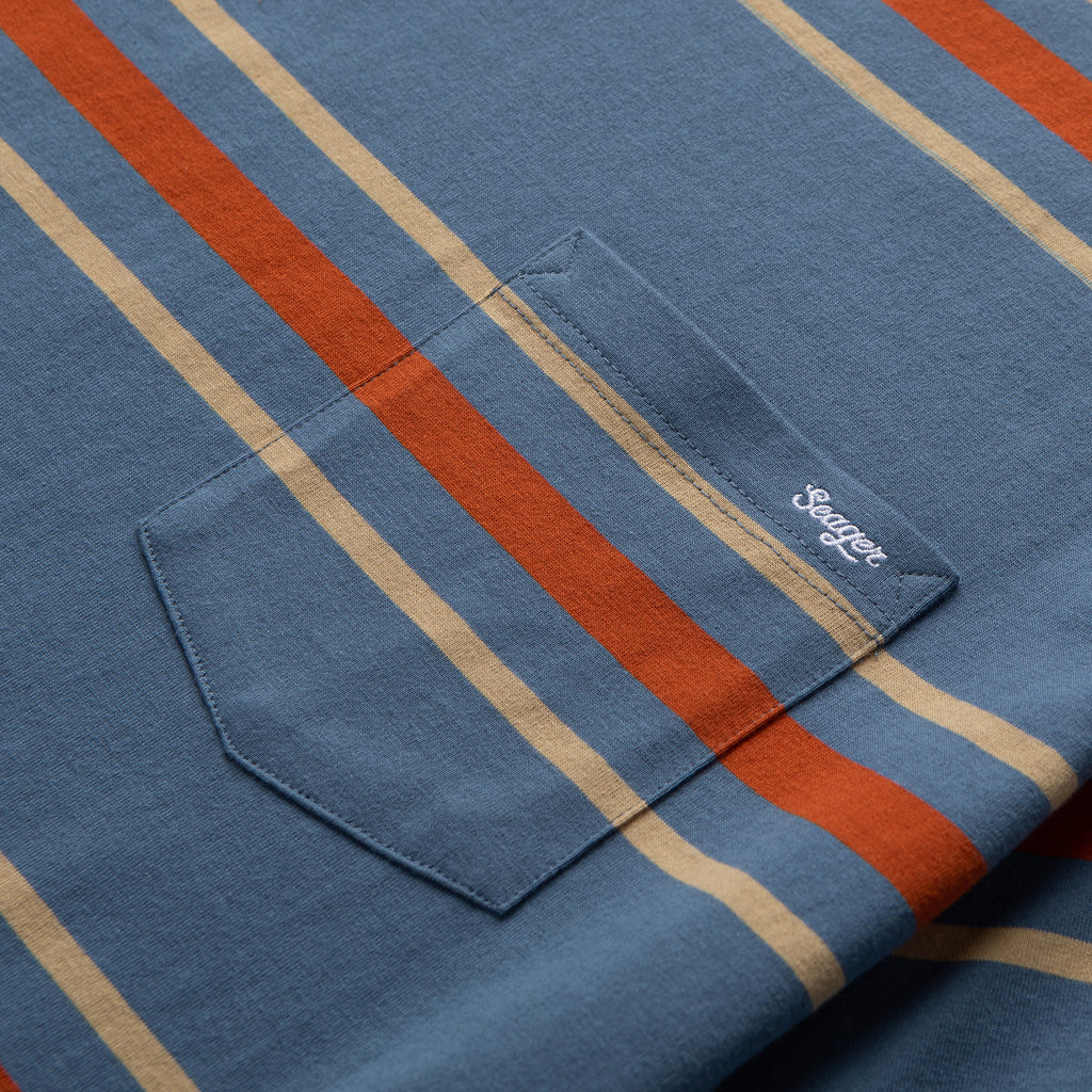 Canyon Stripe Crew Rust/Blue