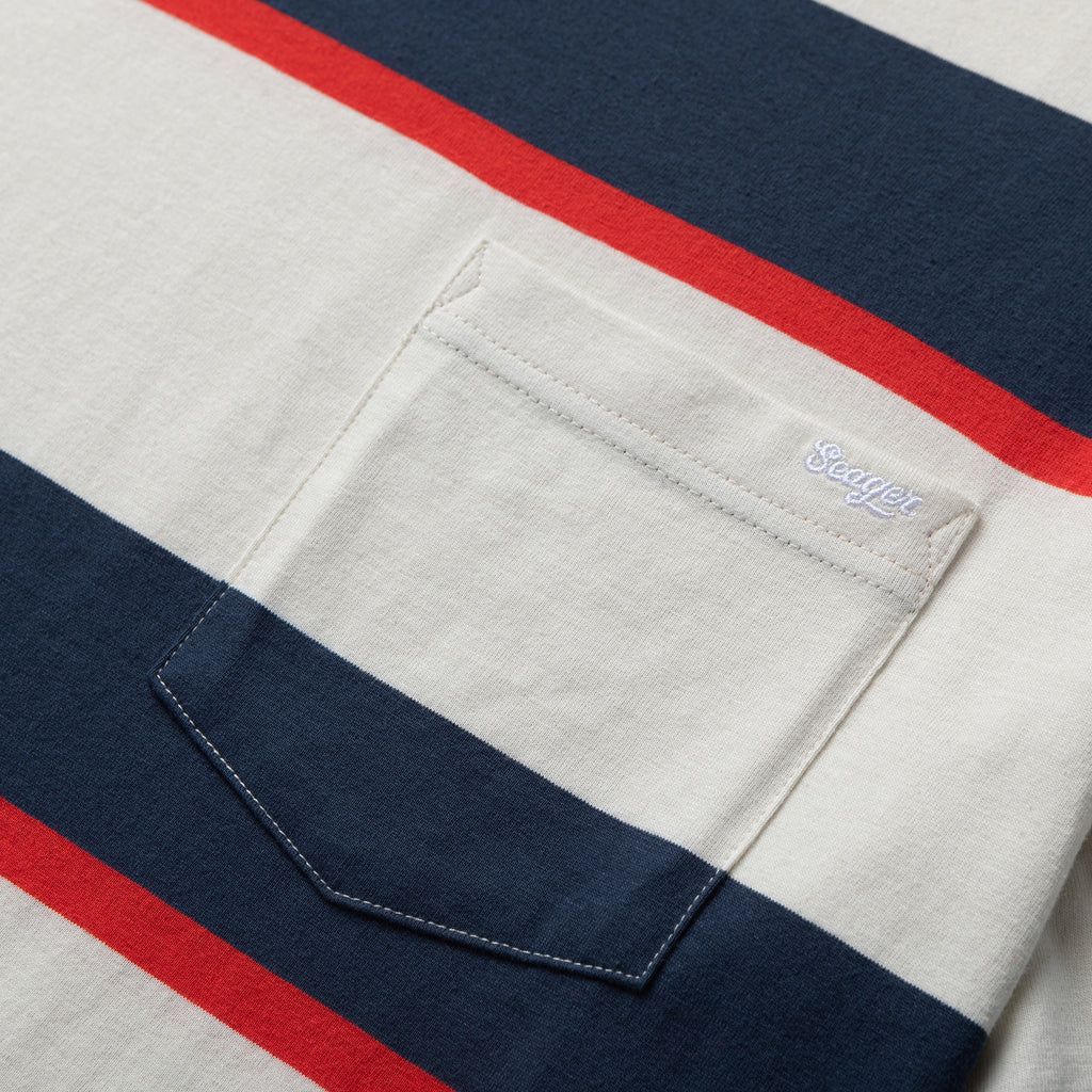 Canyon Stripe Crew White/Navy