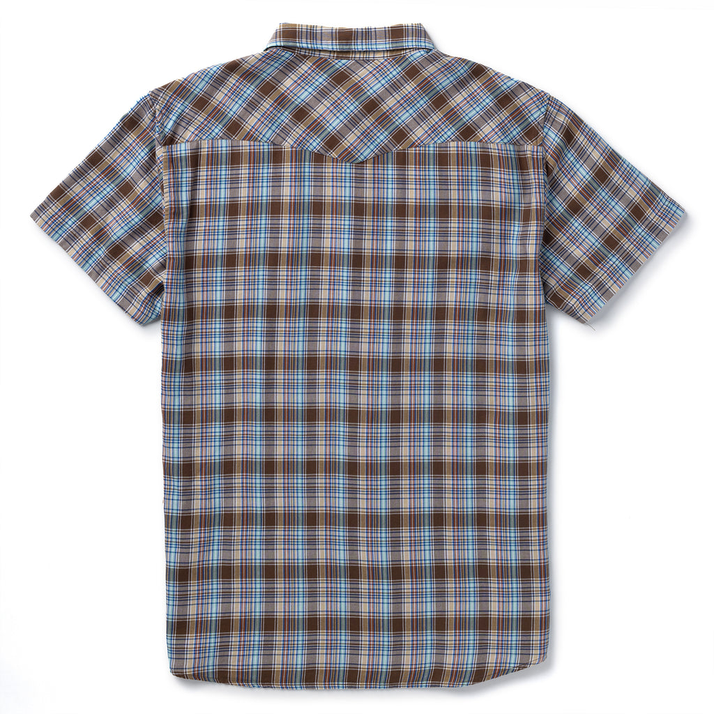 Amarillo S/S Shirt Brown/Rust Plaid