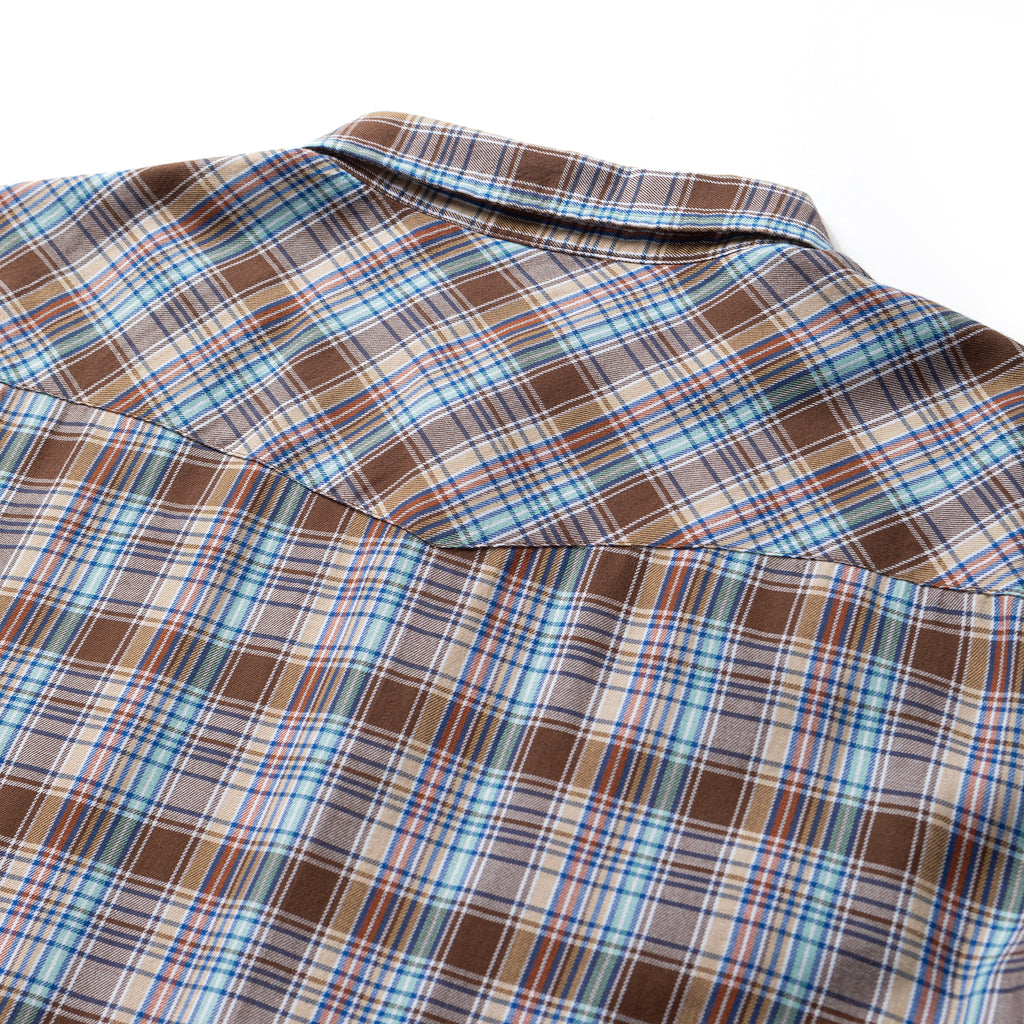 Amarillo S/S Shirt Brown/Rust Plaid