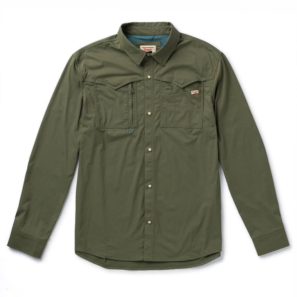 El Pescador L/S Shirt Military Green