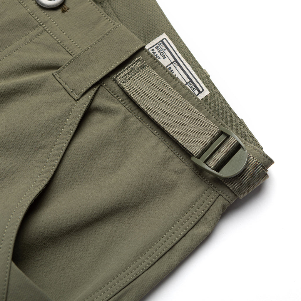 Bison Tech Trail Pant Military Green